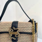 Straw snake purse