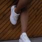 White sneaker