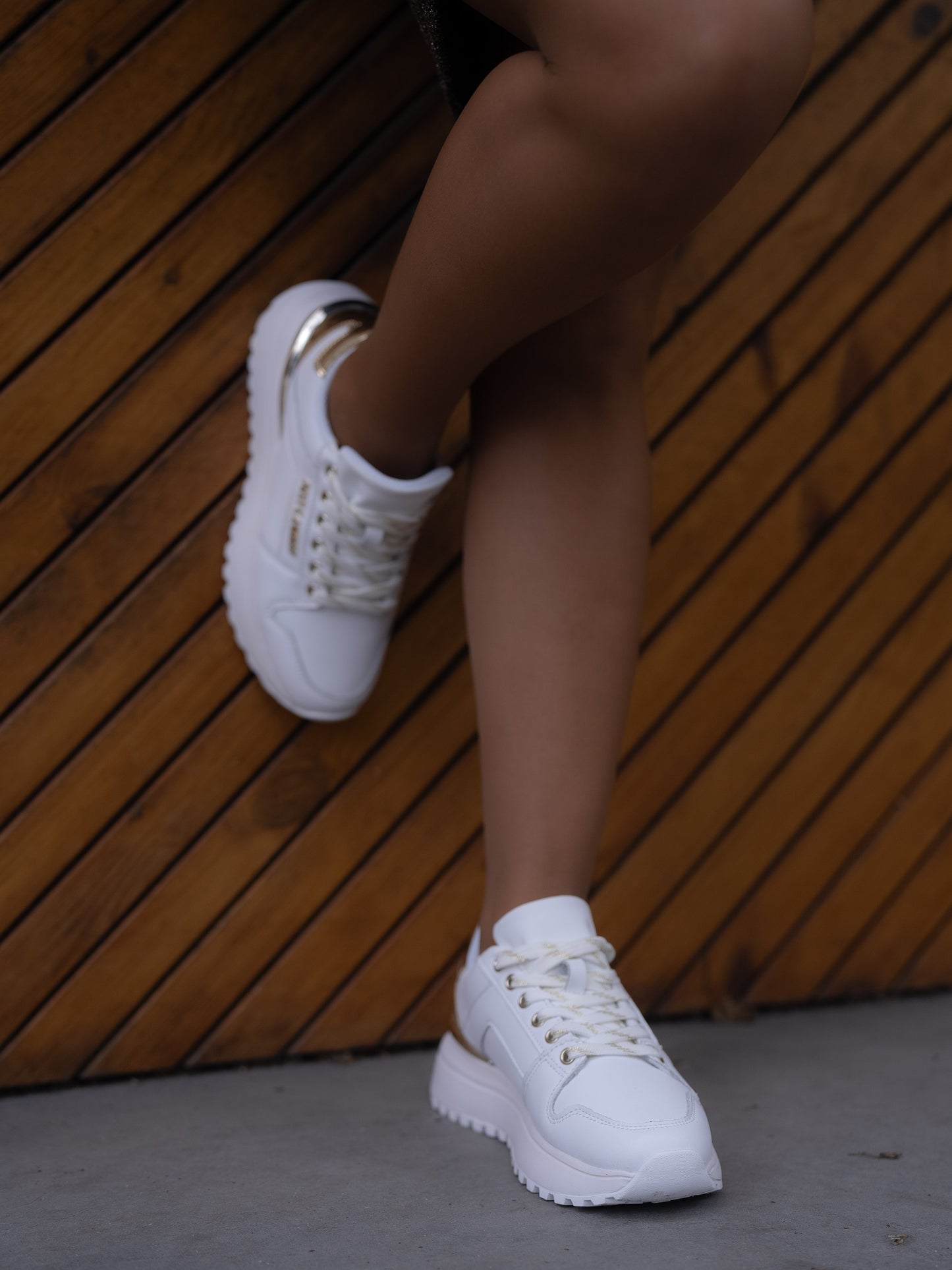 White sneaker