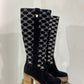 Black high boot