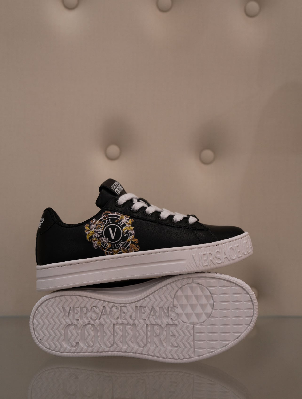 Black Versace Jeans Couture sneaker