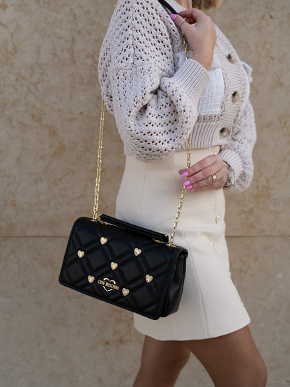 Gold heart purse