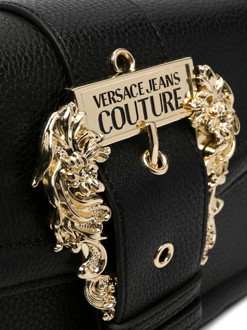 Baroque-buckle shoulder bag