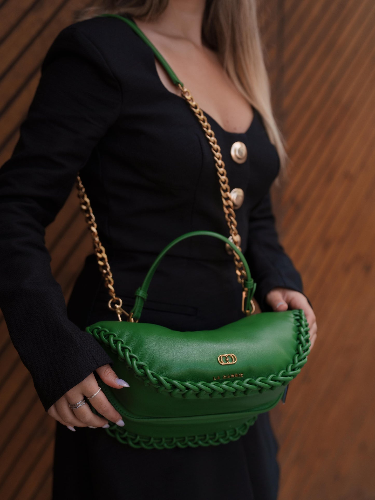 Green lip purse