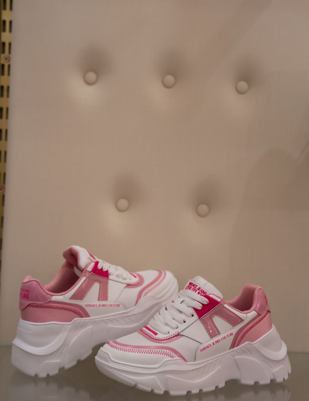 Pink sneaker