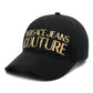 Logo-lettering cotton cap