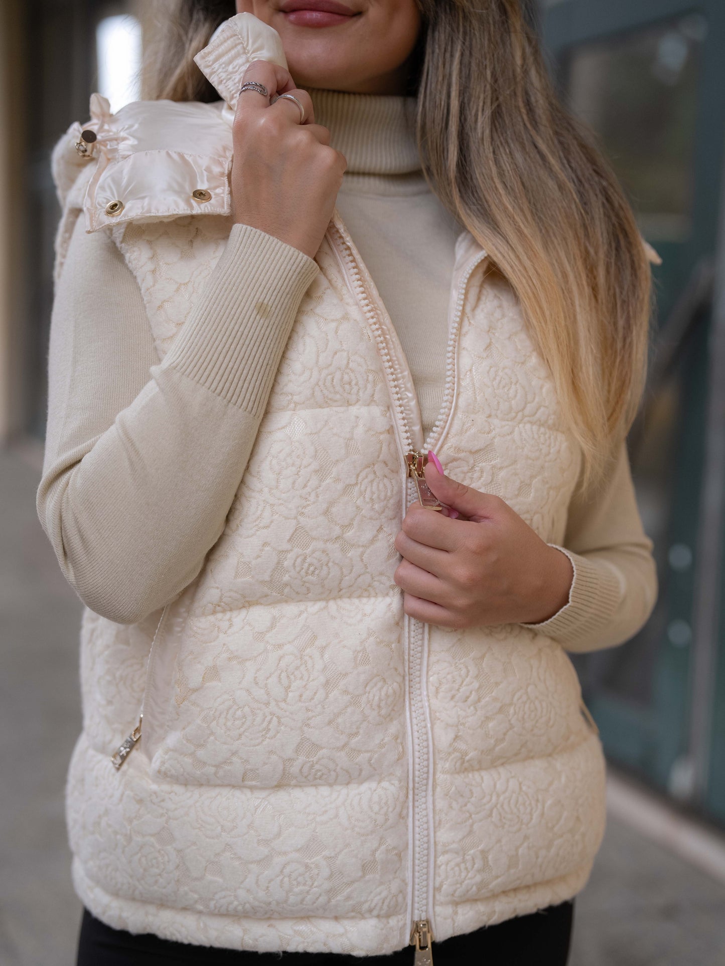 Lace vest