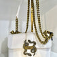 Snake white purse