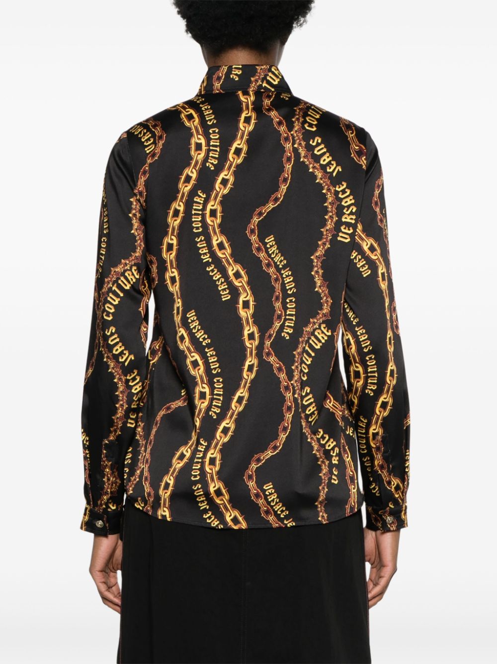 Chain Couture-print shirt