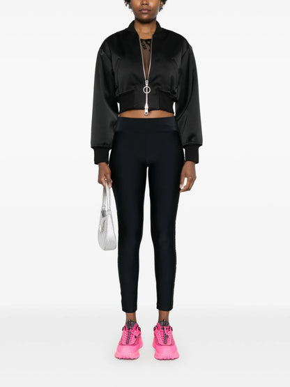 Logo-trim leggings