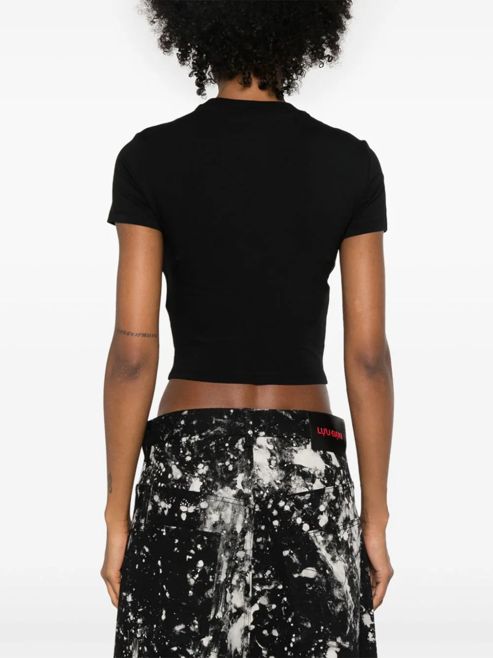 Chromo Couture cropped T-shirt