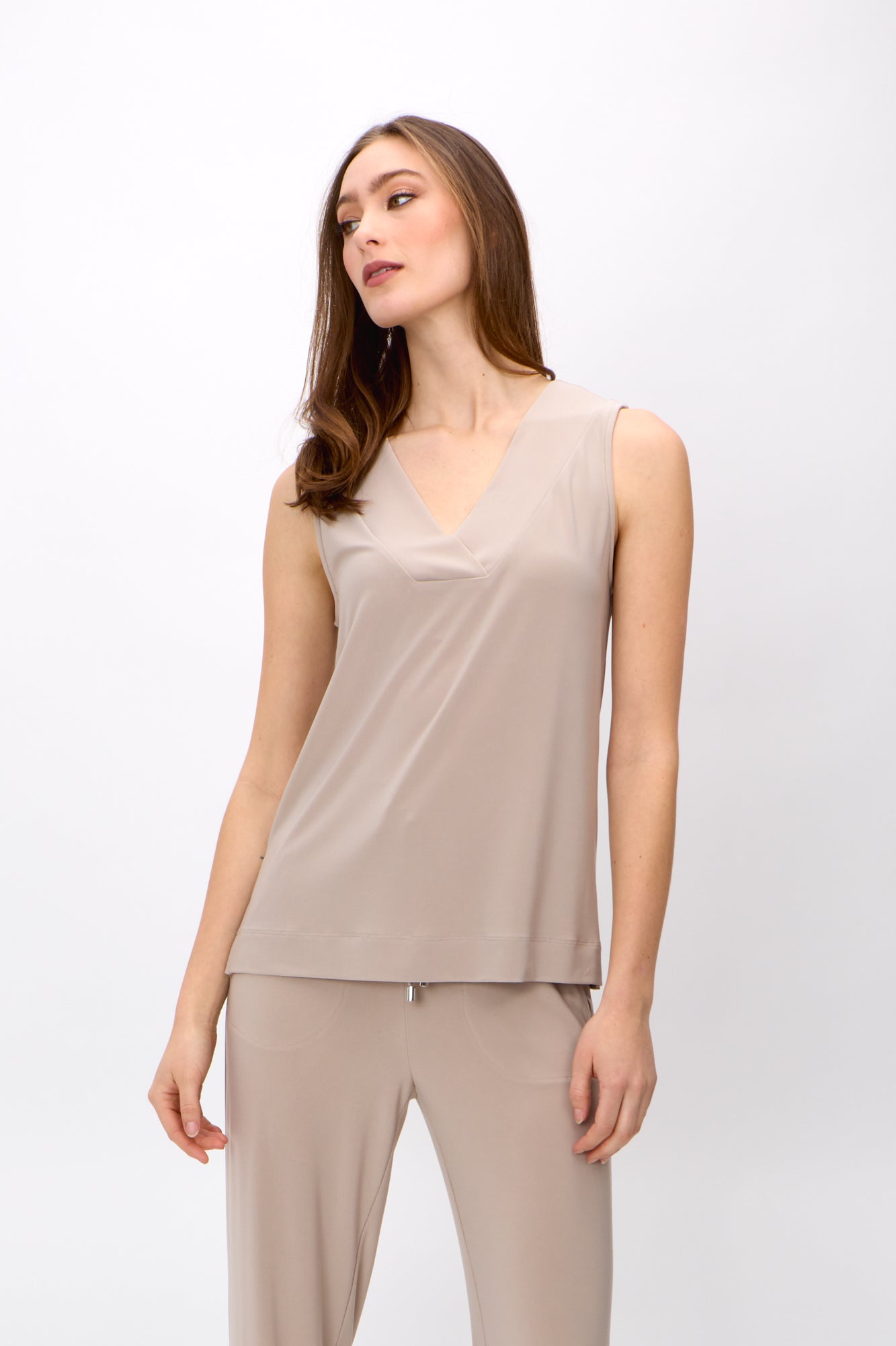 V-neck Sleeveless Pullover