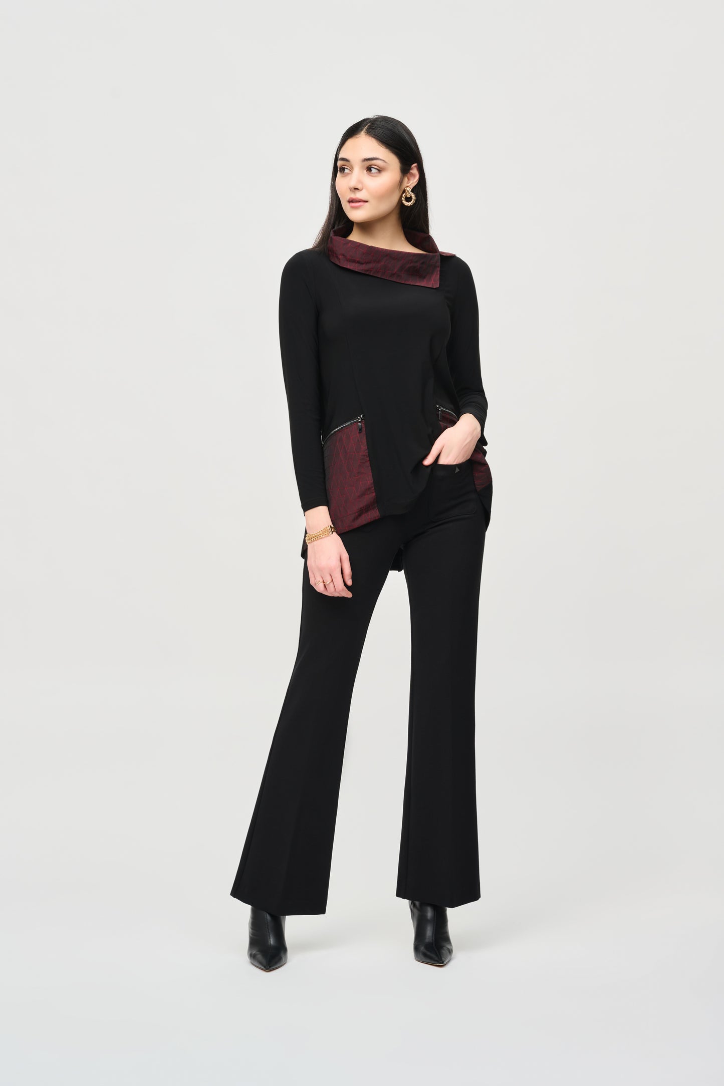 Sophisticated Flare-fit Trousers