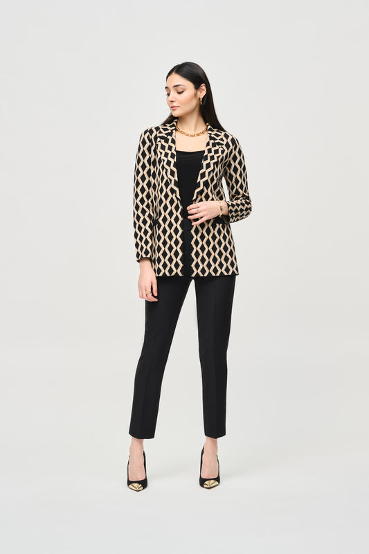 Chevron Harlequin Business Blazer