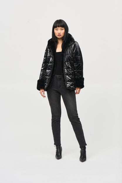 Hooded Quilted Puffer Jacket