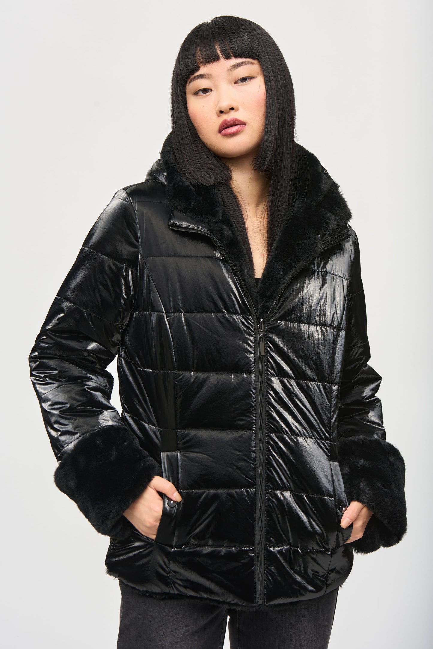 Hooded Quilted Puffer Jacket