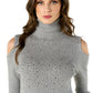 Off Shoulder Cascading Diamond Sweater