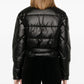 Baroque buckle puffer jacket