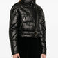 Baroque buckle puffer jacket