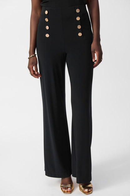 Flare Mid-rise Formal Trousers