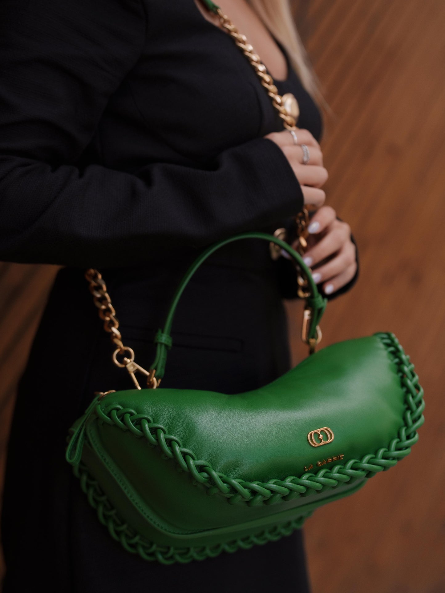 Green lip purse