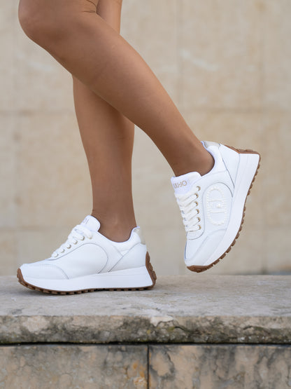 Sneaker calf white