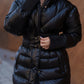 Black puffy coat