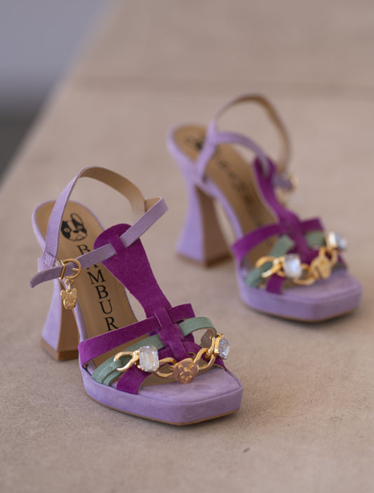 Purple sandal