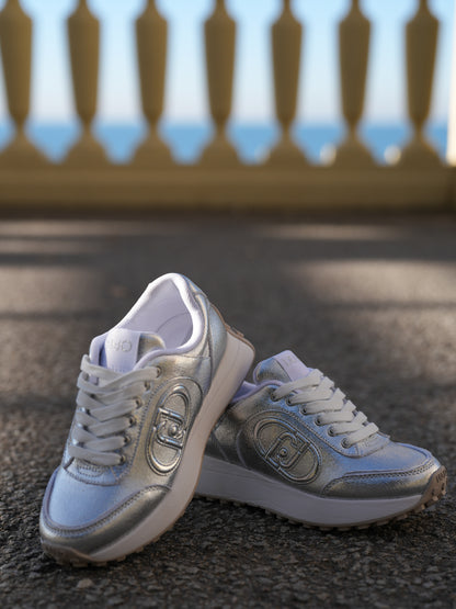 Silver sneaker