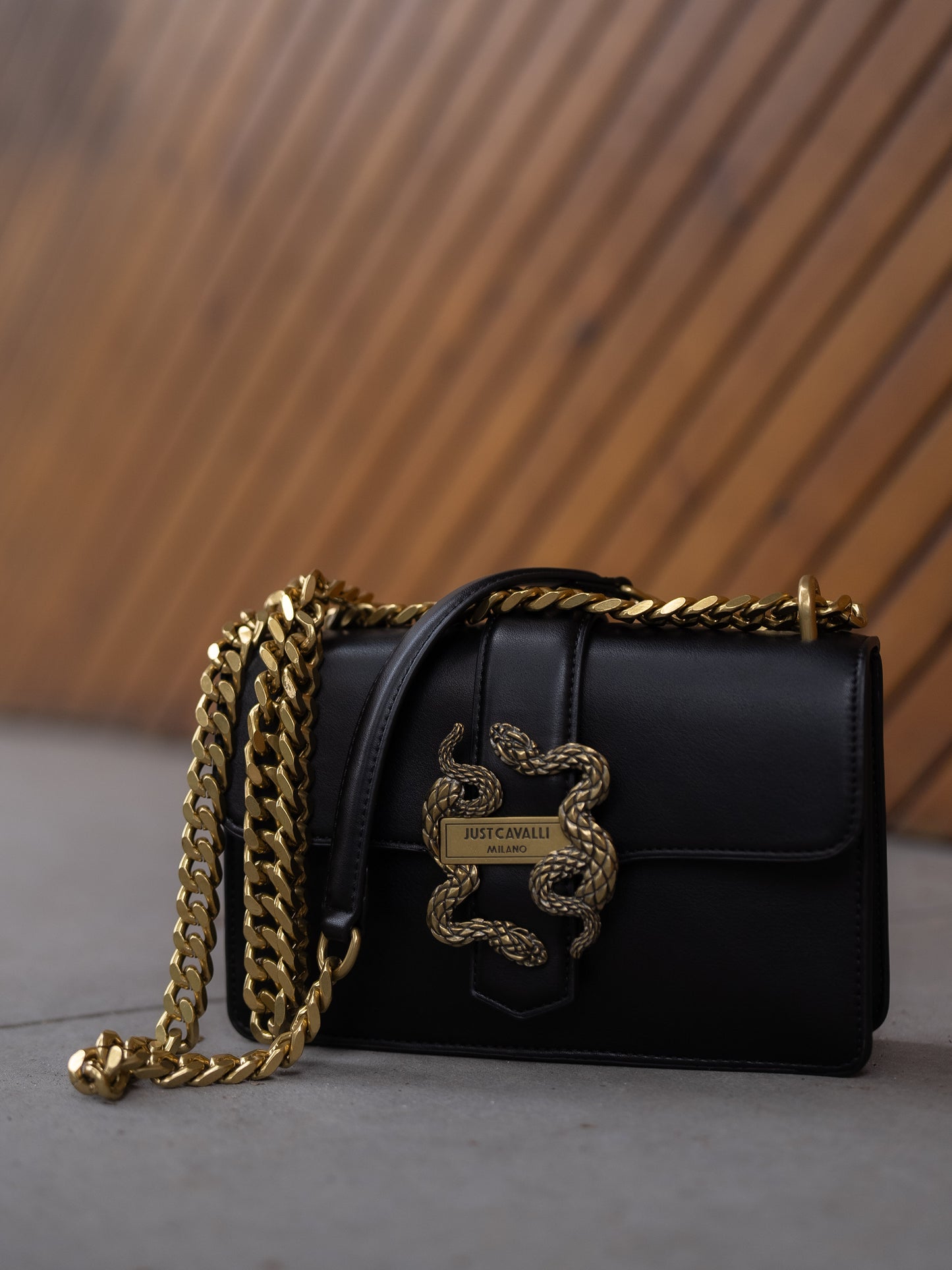 Snake chain purse