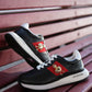 Black frog sneaker