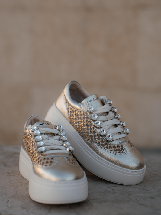 Bice gold sneaker