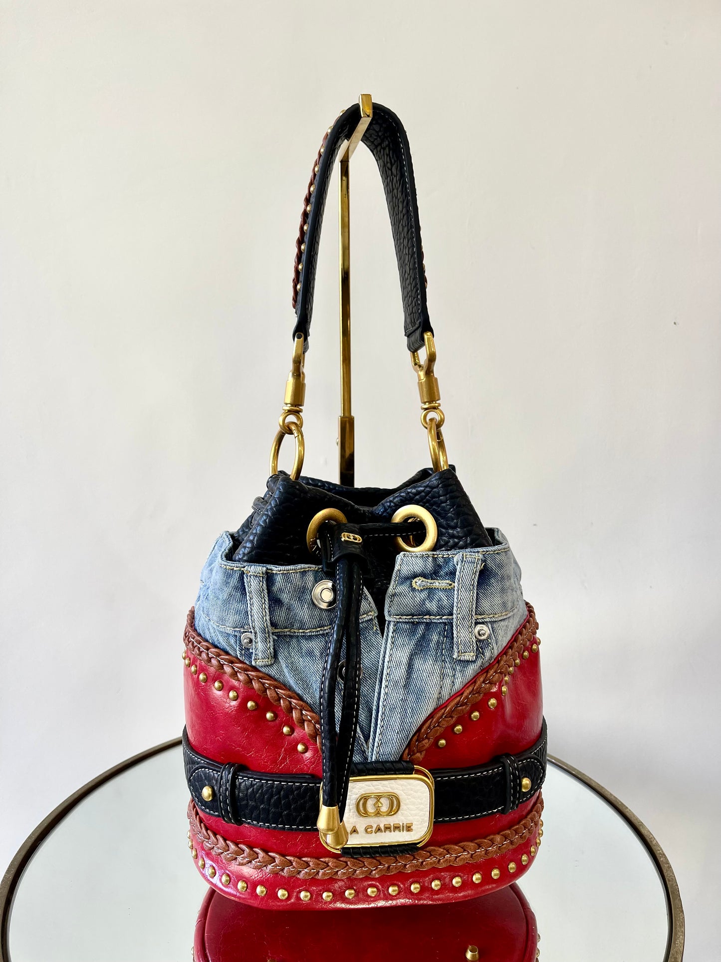 Jean bucket purse