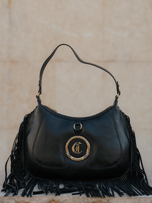 Leather black bag