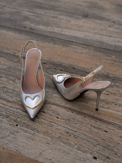 Silver/gold Stiletto