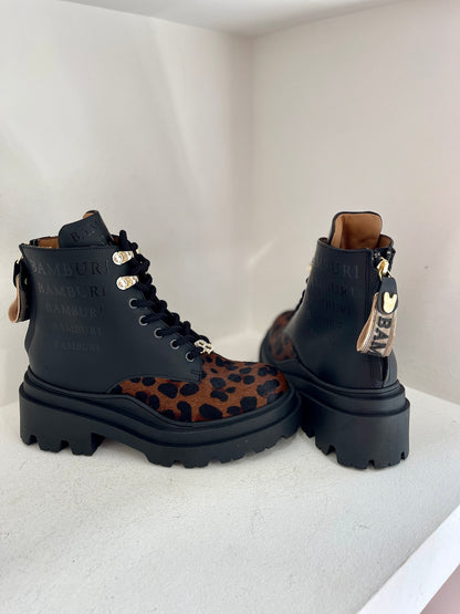 Animal print boot