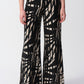 Abstract Casual Wide-leg Trousers