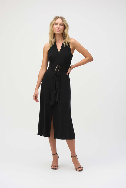 Ankle-length Wrap Dress