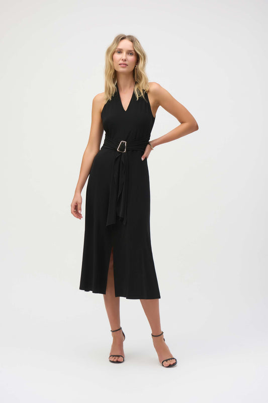 Ankle-length Wrap Dress