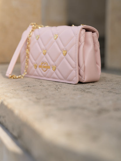 Gold heart purse