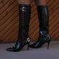 Baroque-buckle 100mm boots