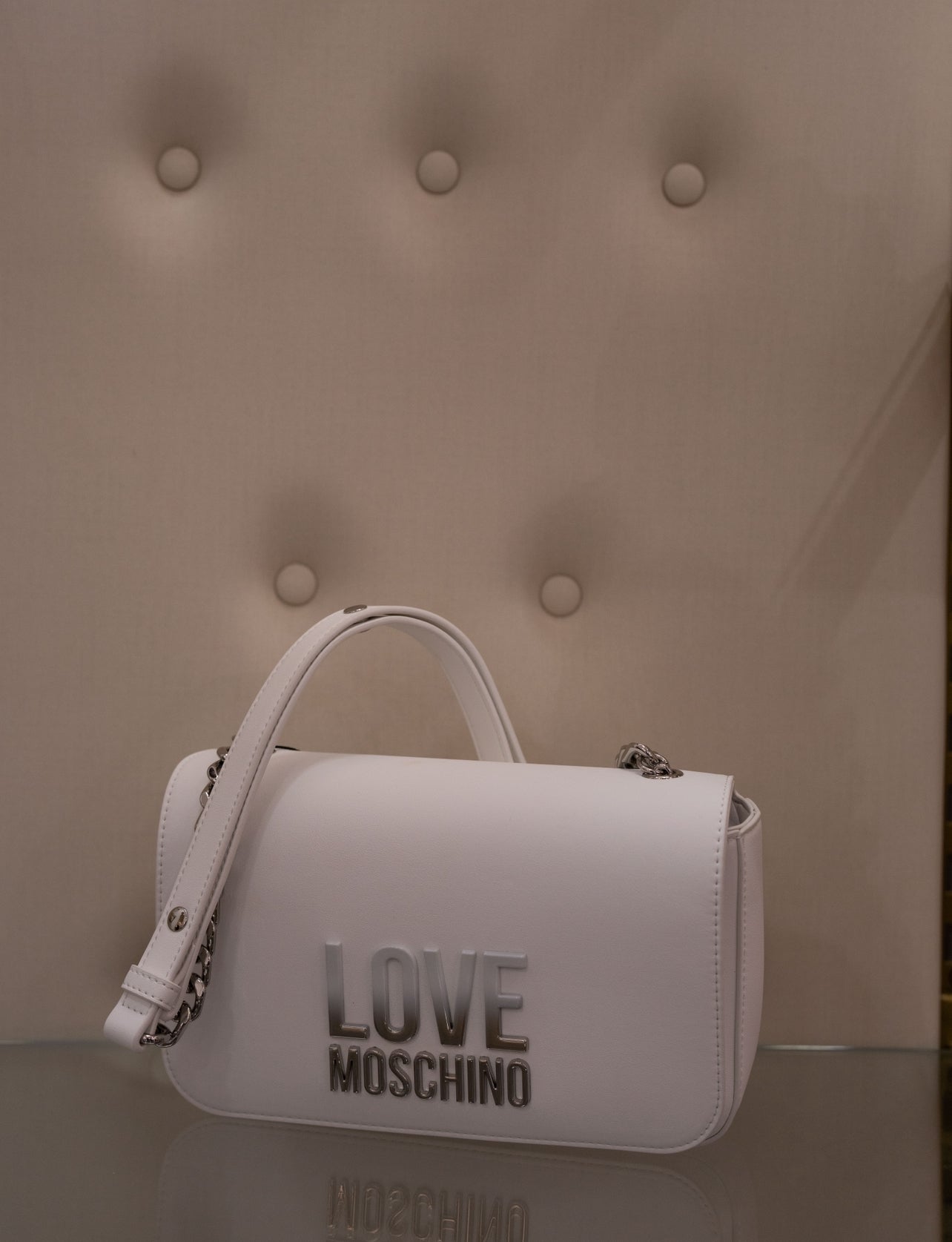 White purse