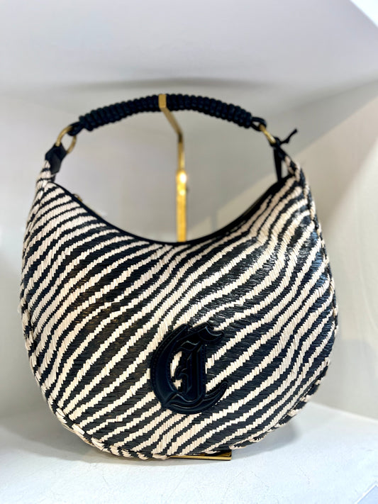 Zebra straw bag