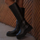 Boot double spreding black