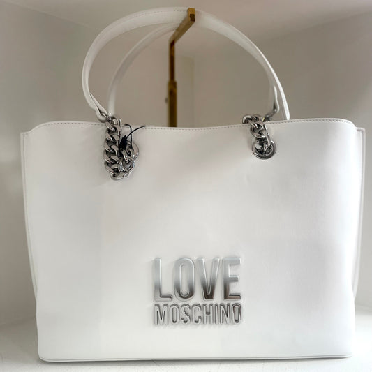 Silver chain bag