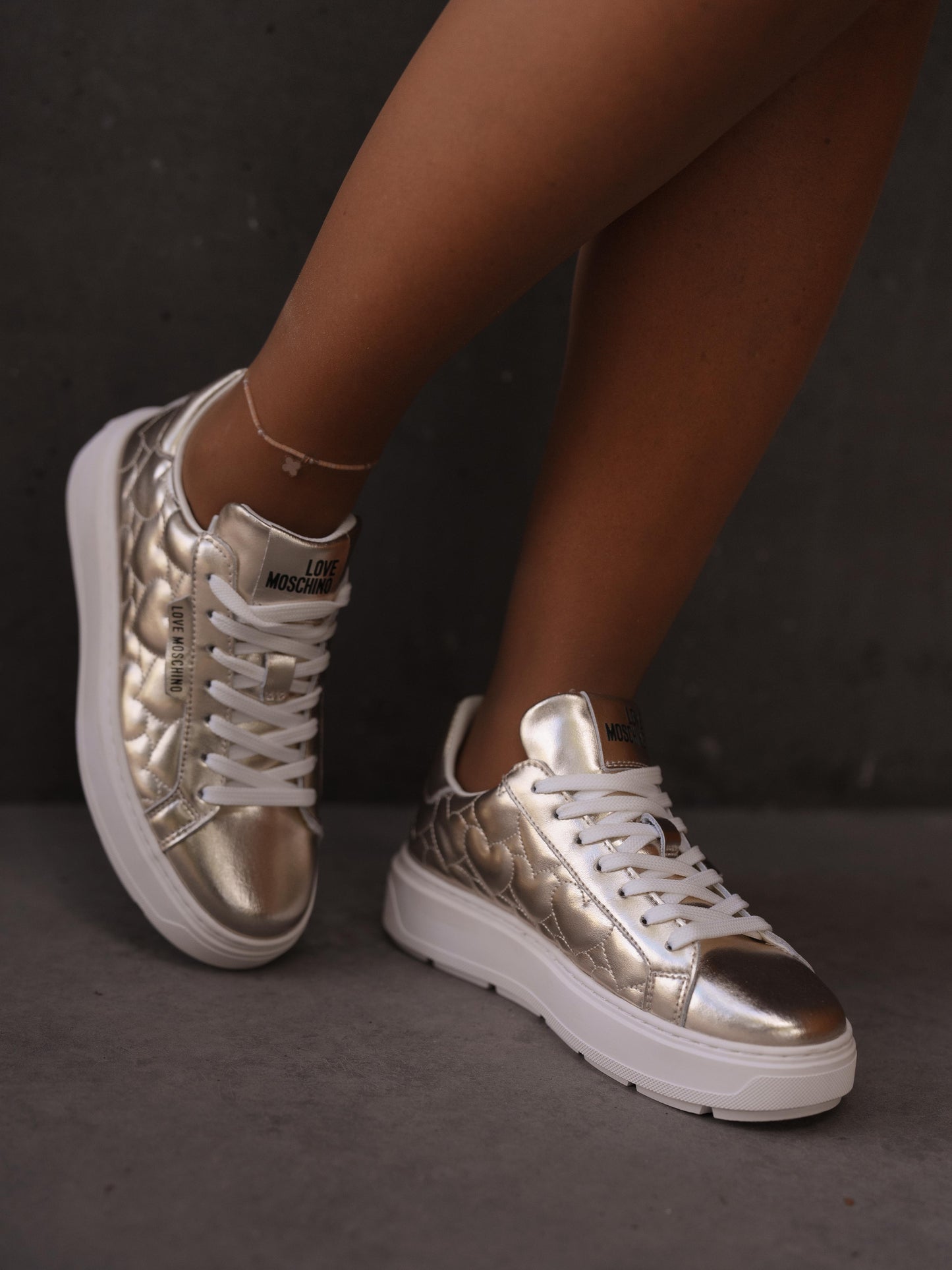 Gold sneaker