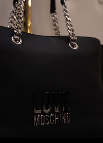 Silver chain bag