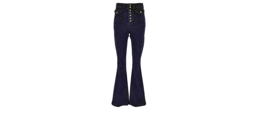 Flared jeans with high waist