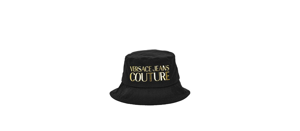 Bucket hat gold lettering