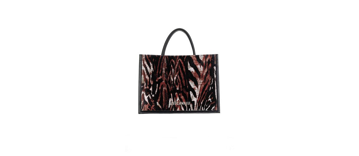 Zebra print shopping bag